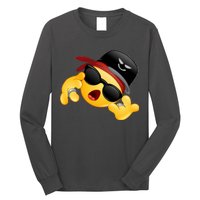 Gangster Emoji Smiley Long Sleeve Shirt