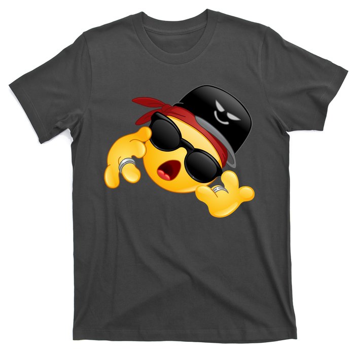 Gangster Emoji Smiley T-Shirt