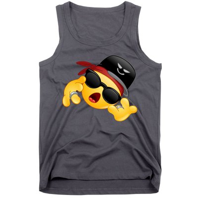 Gangster Emoji Smiley Tank Top