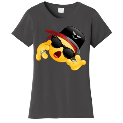 Gangster Emoji Smiley Women's T-Shirt