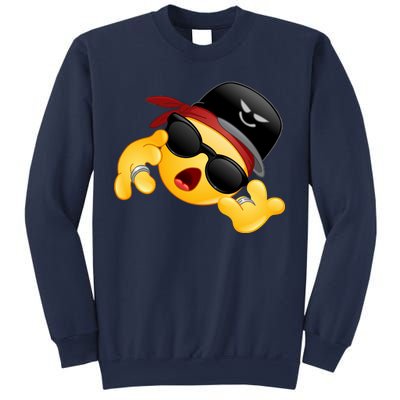 Gangster Emoji Smiley Sweatshirt