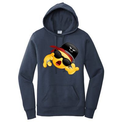 Gangster Emoji Smiley Women's Pullover Hoodie