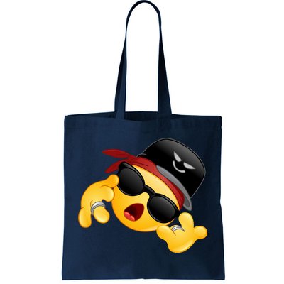 Gangster Emoji Smiley Tote Bag