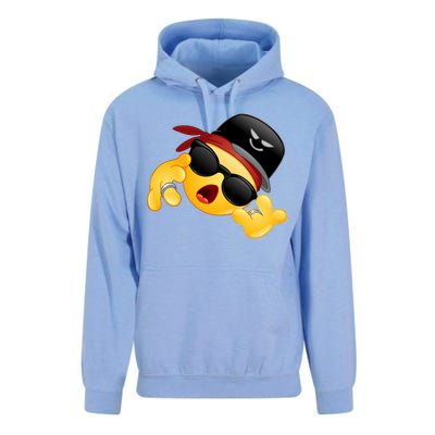 Gangster Emoji Smiley Unisex Surf Hoodie