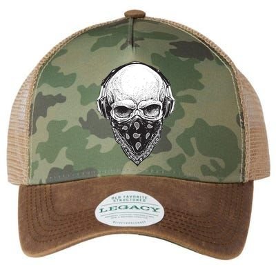 Gangster Skull Legacy Tie Dye Trucker Hat