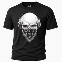 Gangster Skull Cooling Performance Crew T-Shirt