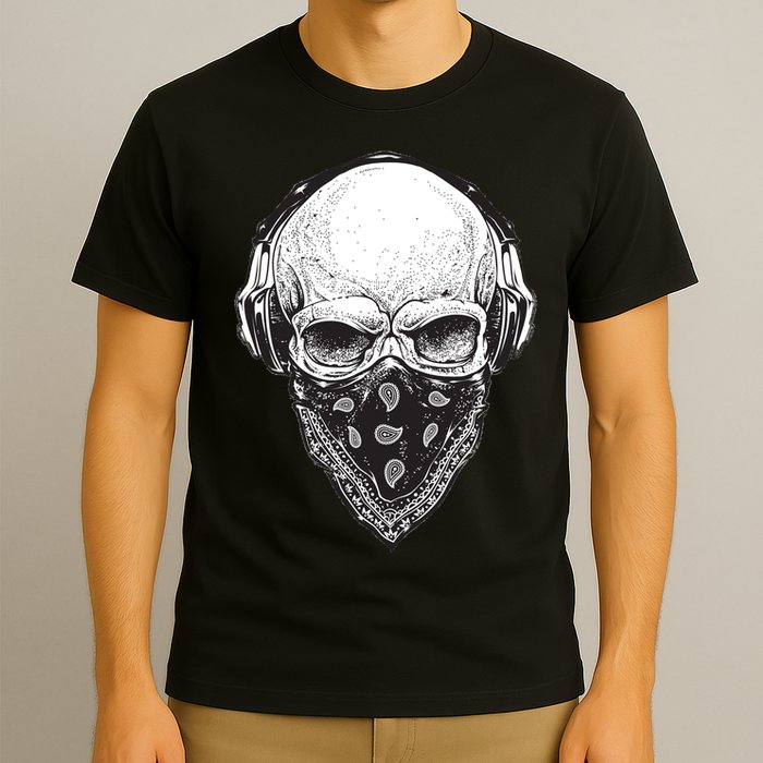 Gangster Skull T-Shirt