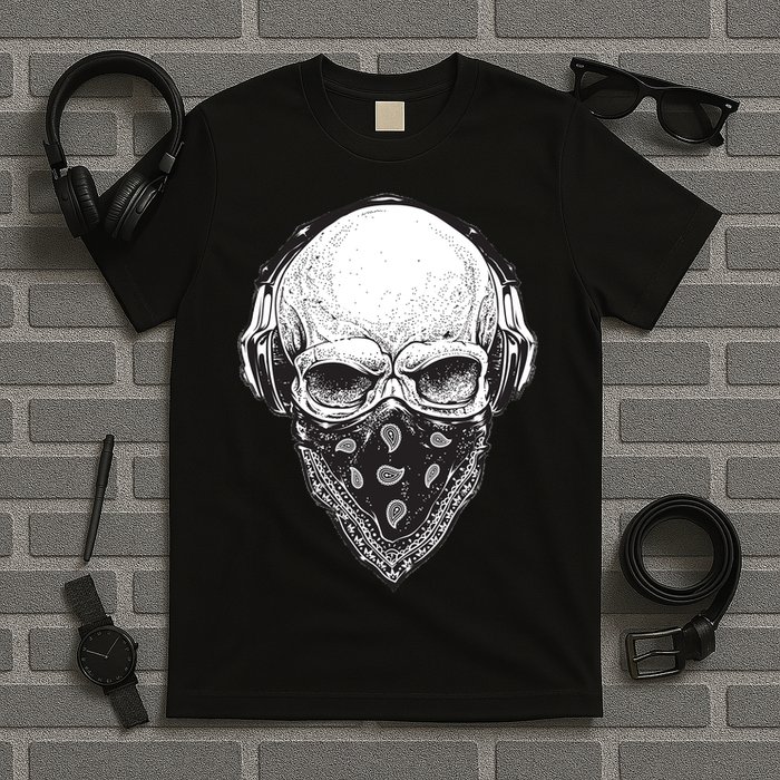 Gangster Skull T-Shirt