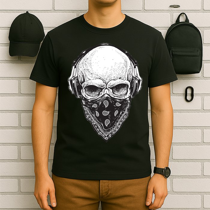 Gangster Skull T-Shirt