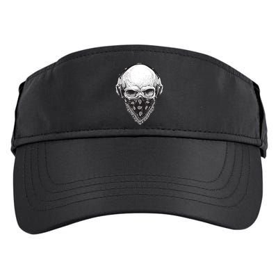 Gangster Skull Adult Drive Performance Visor