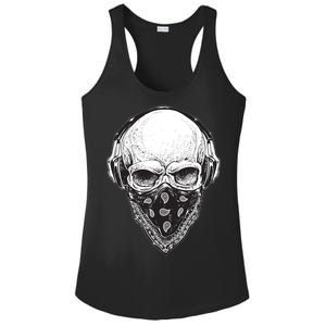 Gangster Skull Ladies PosiCharge Competitor Racerback Tank