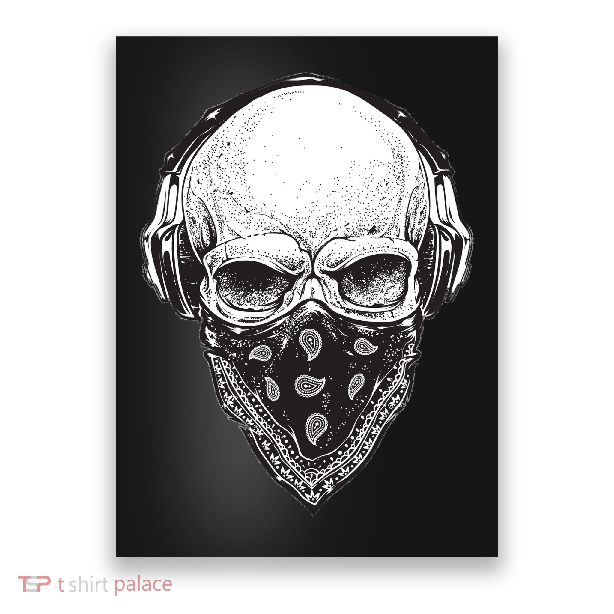Gangster Skull Poster