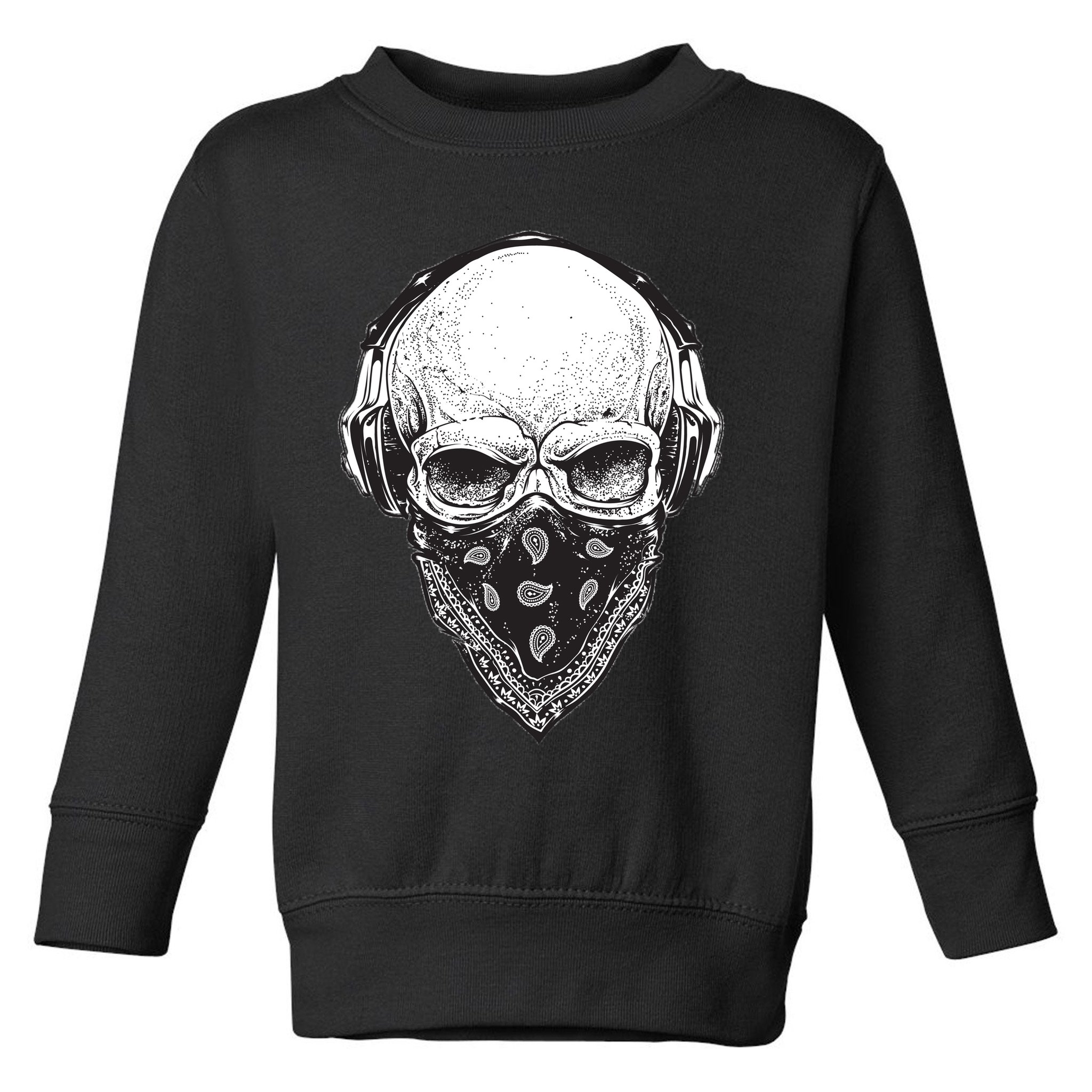 Gangster Skull Toddler Sweatshirt