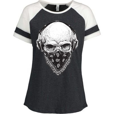 Gangster Skull Enza Ladies Jersey Colorblock Tee