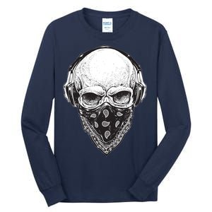 Gangster Skull Tall Long Sleeve T-Shirt