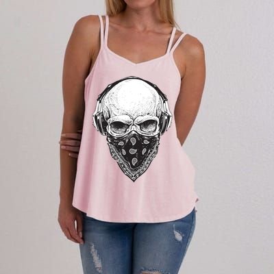 Gangster Skull Women's Strappy Tank