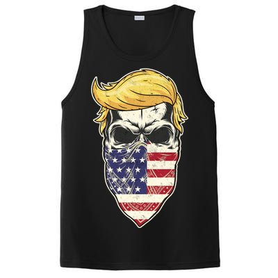 Gangster Trump USA Bandanna Skull PosiCharge Competitor Tank