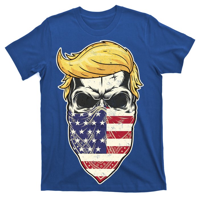 Gangster Trump USA Bandanna Skull T-Shirt