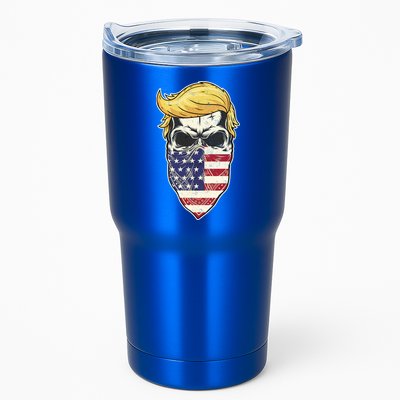 Gangster Trump USA Bandanna Skull Tumbler