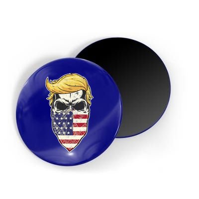 Gangster Trump USA Bandanna Skull Magnet