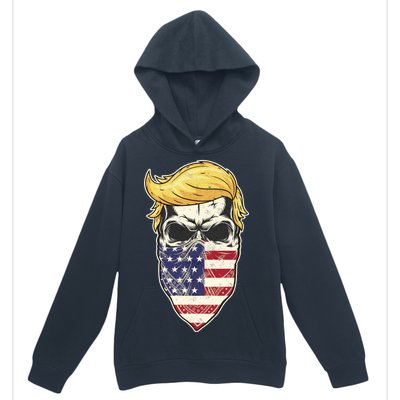 Gangster Trump USA Bandanna Skull Urban Pullover Hoodie