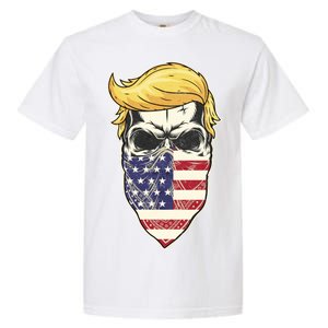 Gangster Trump USA Bandanna Skull Garment-Dyed Heavyweight T-Shirt