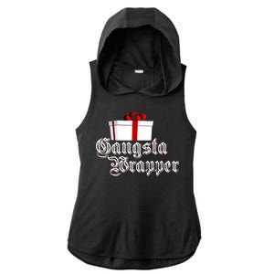 Gangster Wrapper Ladies PosiCharge Tri-Blend Wicking Draft Hoodie Tank