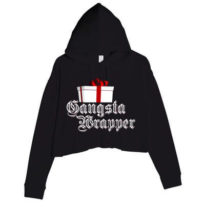 Gangster Wrapper Crop Fleece Hoodie