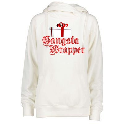 Gangster Wrapper Womens Funnel Neck Pullover Hood