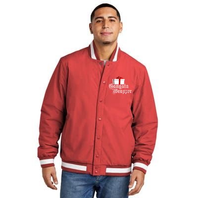 Gangster Wrapper Insulated Varsity Jacket