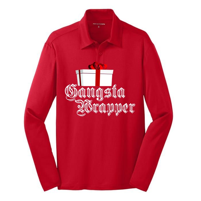 Gangster Wrapper Silk Touch Performance Long Sleeve Polo