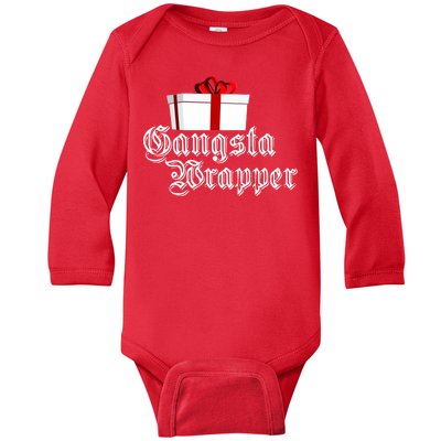 Gangster Wrapper Baby Long Sleeve Bodysuit