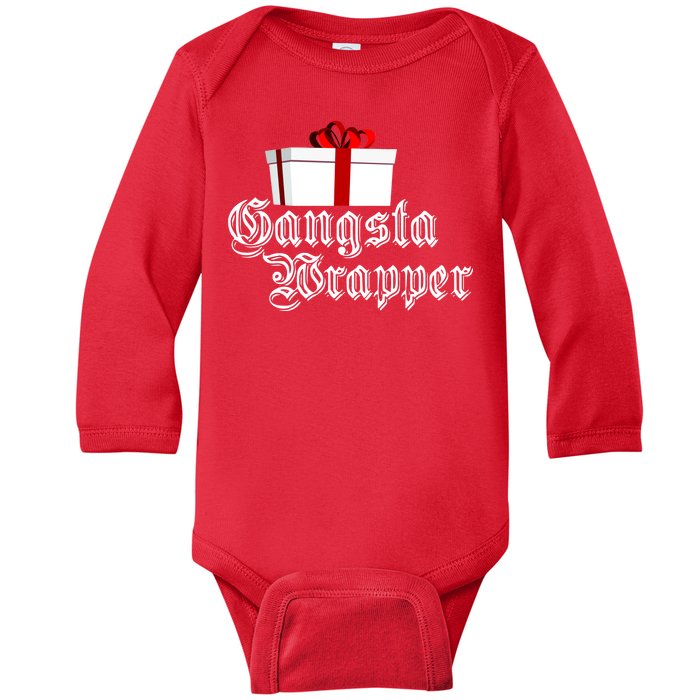 Gangster Wrapper Baby Long Sleeve Bodysuit