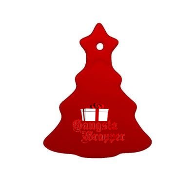 Gangster Wrapper Ceramic Tree Ornament