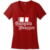 Gangster Wrapper Women's V-Neck T-Shirt