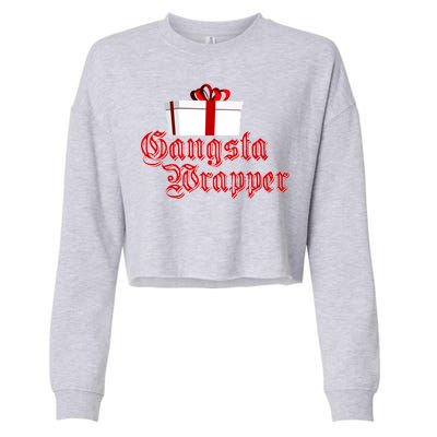 Gangster Wrapper Cropped Pullover Crew