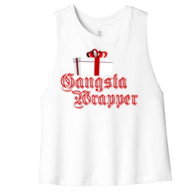 Gangster Wrapper Women's Racerback Cropped Tank