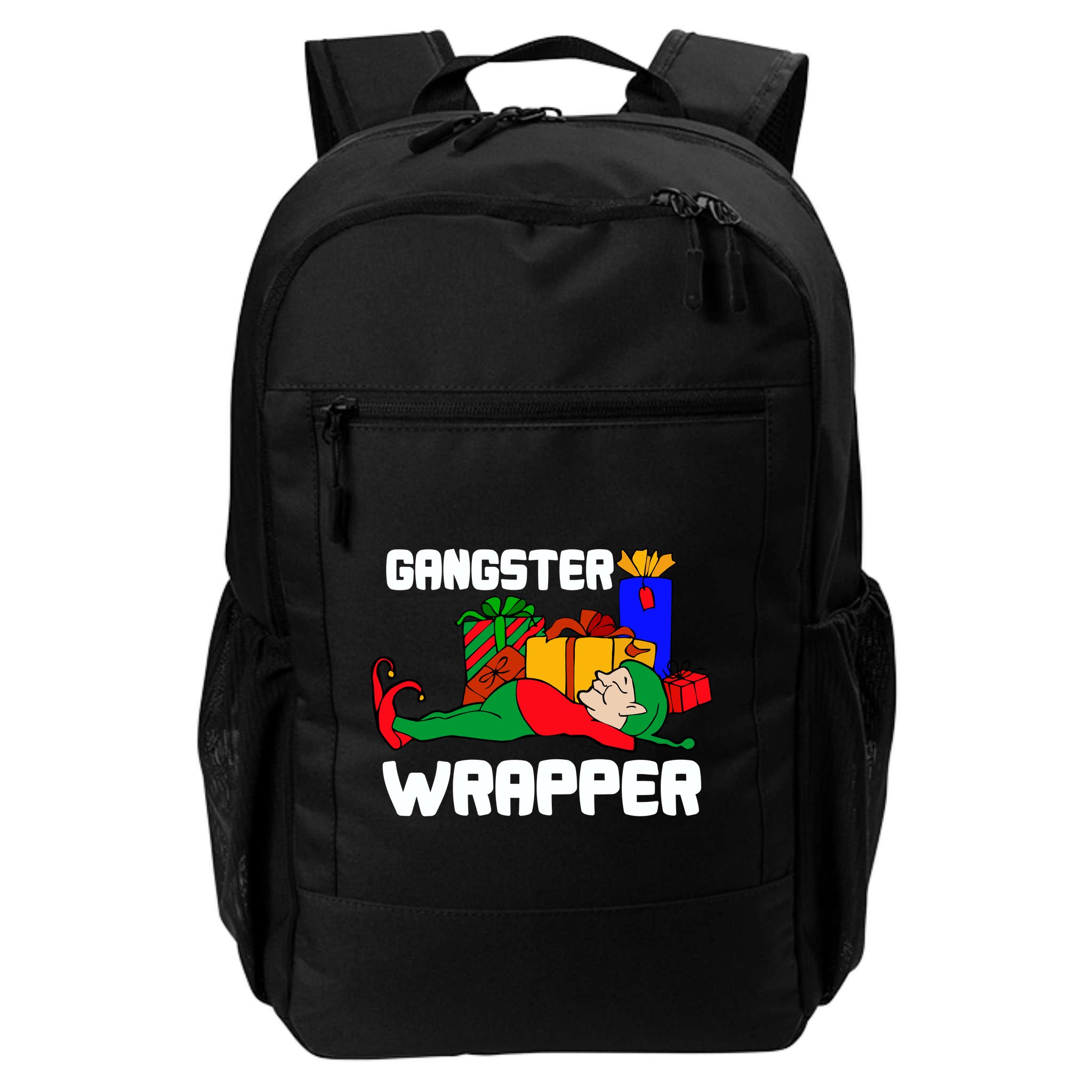 Gangster Wrapper Elf Gift Wrapping Backpack
