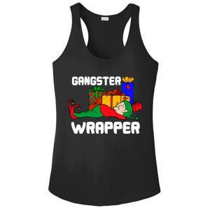 Gangster Wrapper Elf Gift Wrapping Ladies PosiCharge Competitor Racerback Tank