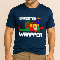 Gangster Wrapper Elf Gift Wrapping Cooling Performance Crew T-Shirt