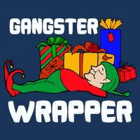 Gangster Wrapper Elf Gift Wrapping Cooling Performance Crew T-Shirt