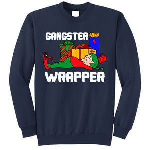 Gangster Wrapper Elf Gift Wrapping Sweatshirt