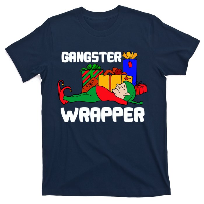 Gangster Wrapper Elf Gift Wrapping T-Shirt