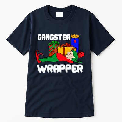 Gangster Wrapper Elf Gift Wrapping Tall T-Shirt