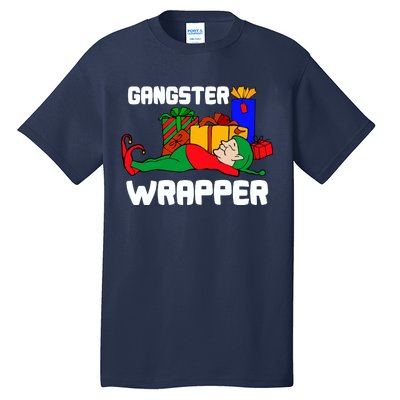 Gangster Wrapper Elf Gift Wrapping Tall T-Shirt