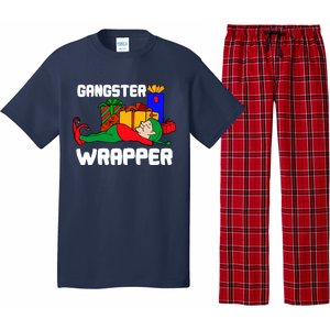 Gangster Wrapper Elf Gift Wrapping Pajama Set