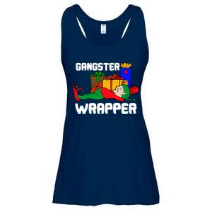 Gangster Wrapper Elf Gift Wrapping Ladies Essential Flowy Tank