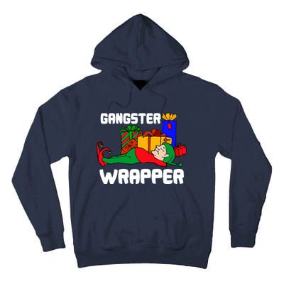 Gangster Wrapper Elf Gift Wrapping Tall Hoodie