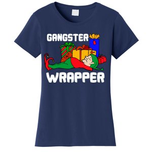 Gangster Wrapper Elf Gift Wrapping Women's T-Shirt