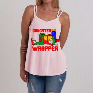 Gangster Wrapper Elf Gift Wrapping Women's Strappy Tank